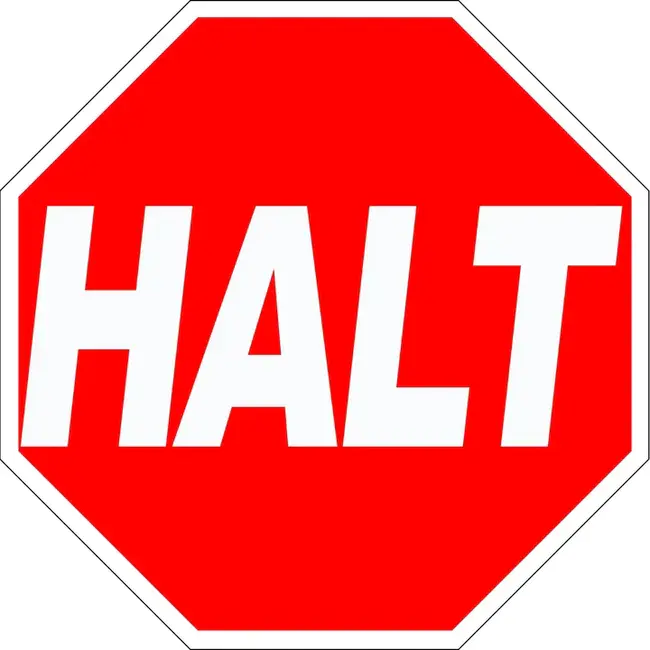 Halt : 停顿