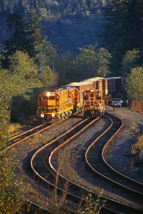 Willamette and Pacific Railroad : 威拉米特和太平洋铁路