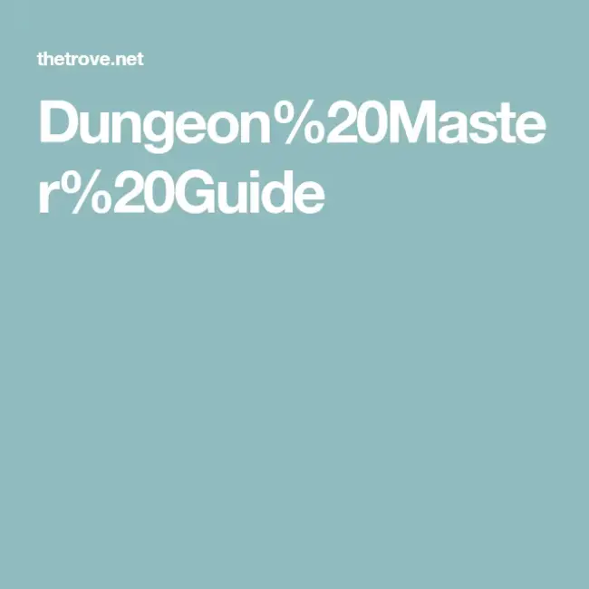 Dungeon Master : 地下城主