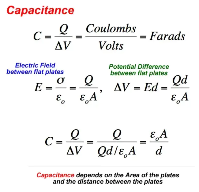 Capacitance : 电容