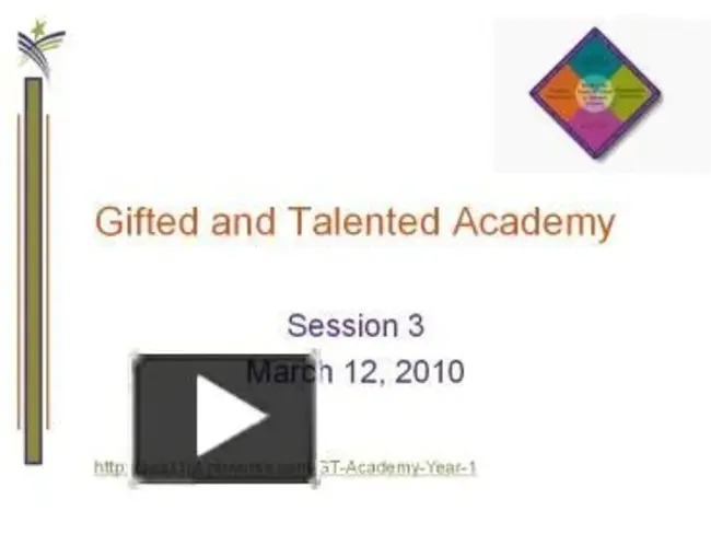 Gifted And Talented Education : 才华横溢的教育