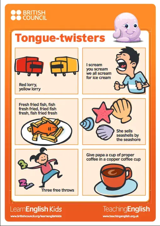 Tongue Twister : 绕口令