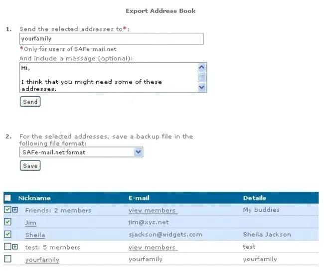 Address Book Transport Protocol : 通讯簿传输协议