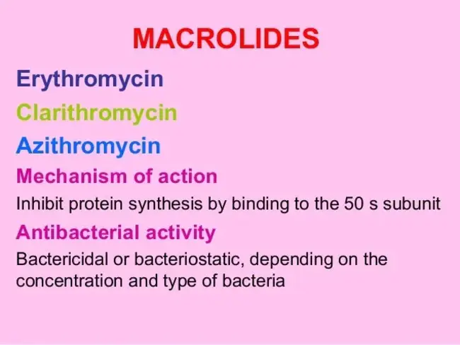 Macrolides, Lincosamides, and Streptogra : 大环内酯类、亚麻酰胺类和链霉素类