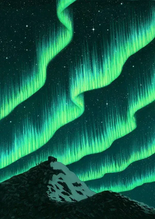 Aurora Borealis : 北极光