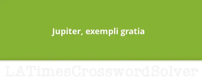 Exempli Gratia : 例证