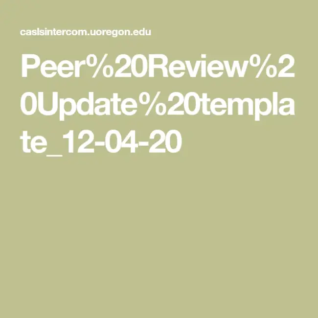 Peer Review Organization : 同行评审组织