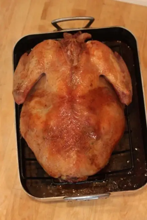 Roast Turkey Cooking : 烤火鸡