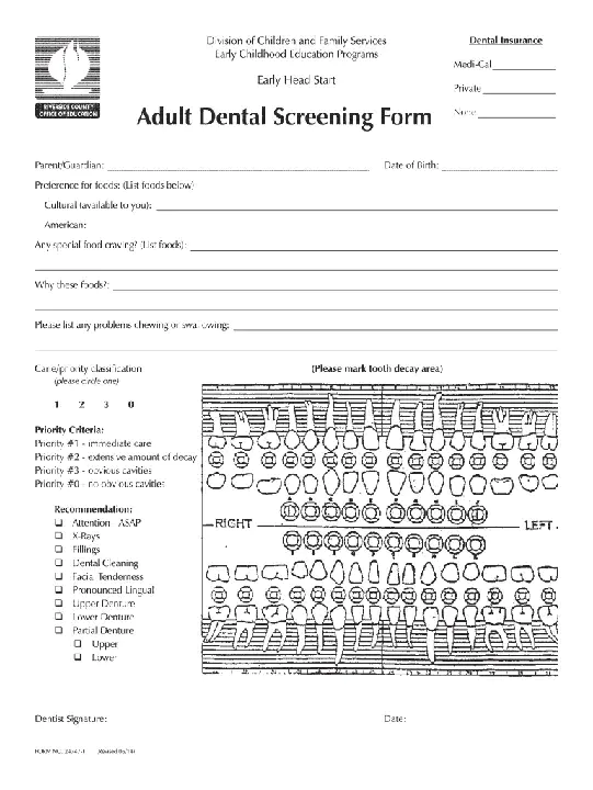 Dental Admission Test : 牙科入院检查