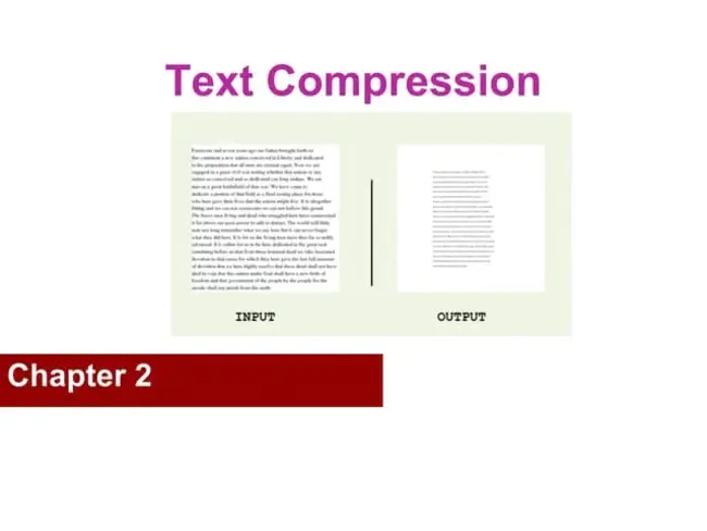 Text Compression : 文本压缩