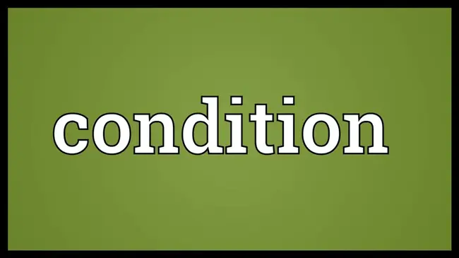 Condition : 条件
