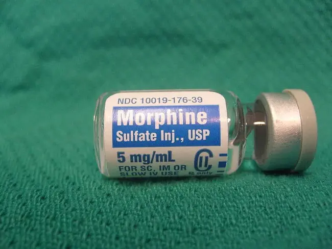 Morphine Sulphate : 硫酸吗啡