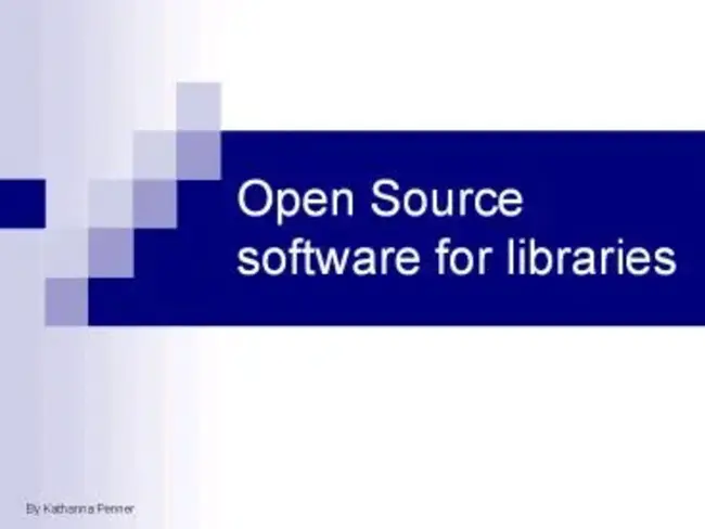 Open Source Software : 开源软件