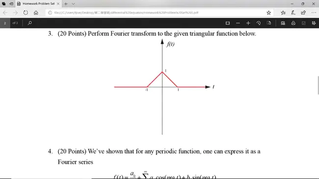 Differential Equation : 微分方程