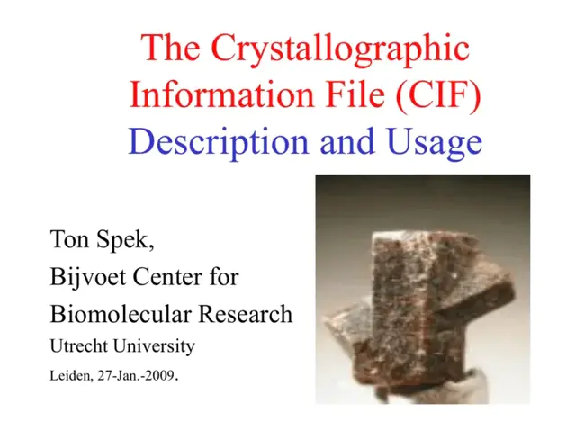 Crystal Information Communication : 晶体信息通信
