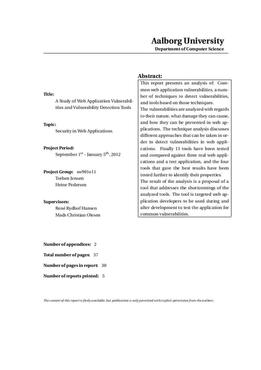 Common Vulnerabilities And Events : 常见漏洞和事件