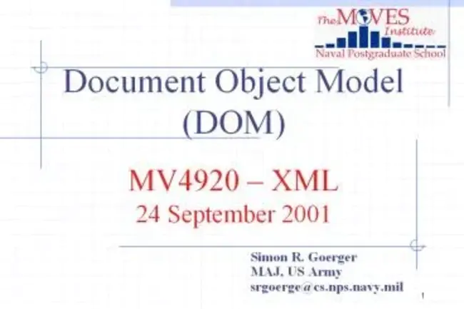 Document Object Model : 文档对象模型