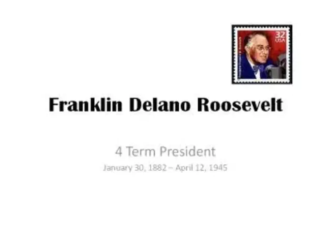 Franklin Delano Roosevelt : 富兰克林·德拉诺·罗斯福