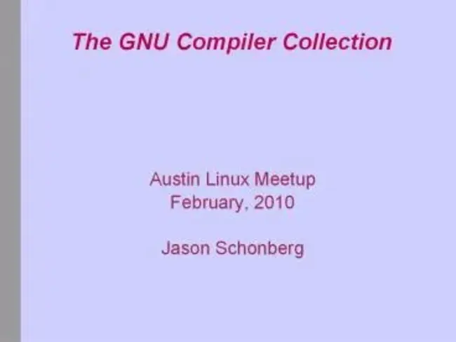 GNU Compiler Collection : GNU 编译器集合