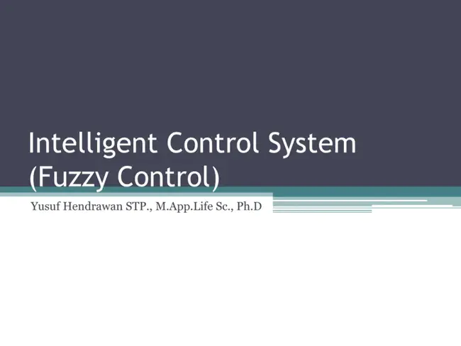 Fuzzy Control Language : 模糊控制语言