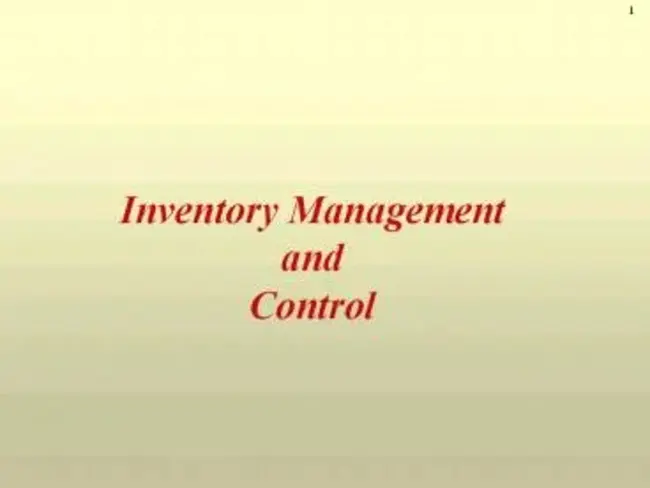 Inventory Management Services : 库存管理服务