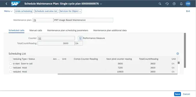 Joint Maintenance Plan : 联合维护计划