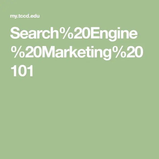 Search Marketing Engineer : 搜索营销工程师