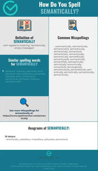 Semantically Different : 语义上不同