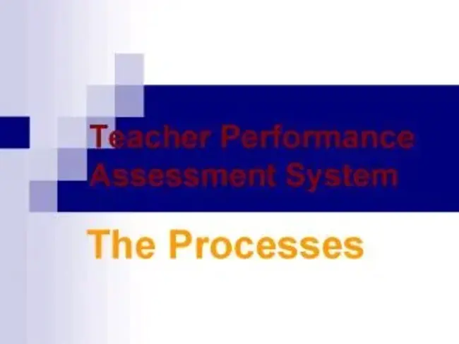 Standard Assessment Performance : 标准评估绩效