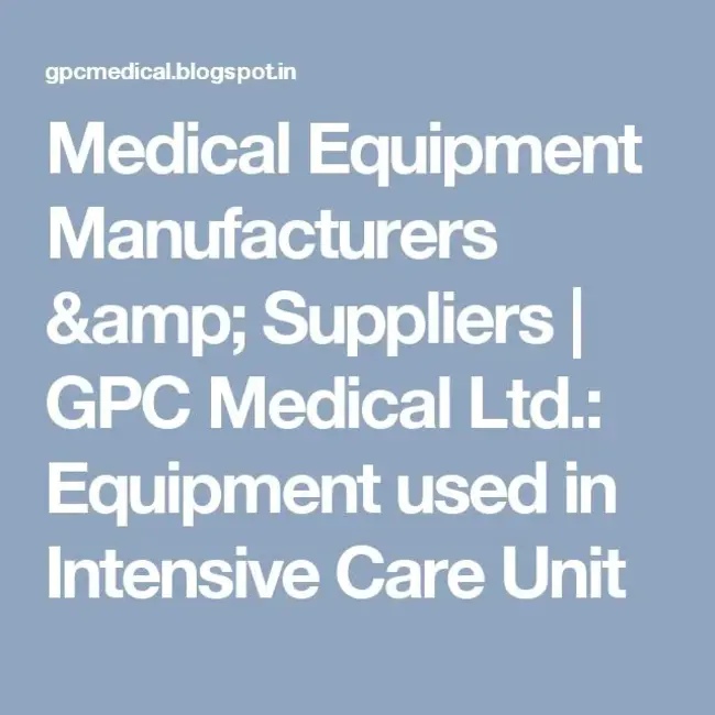 Medical Equipment Supplies Abroad : 国外医疗设备用品