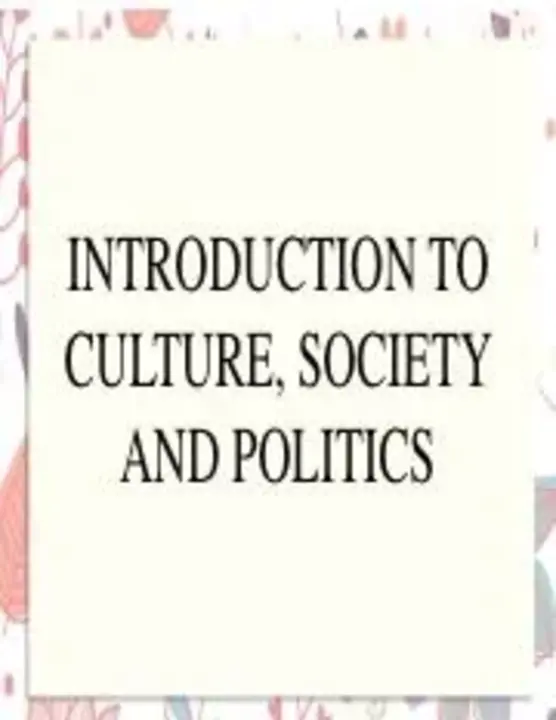 Society And Culture : 社会与文化