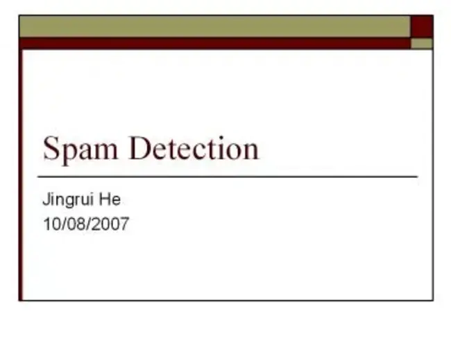 Spam Detection System : 垃圾邮件检测系统