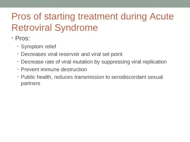 Acute Retroviral Syndrome : 急性逆转录病毒综合征