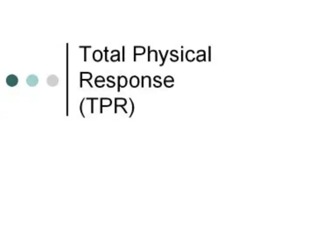 Total Physical Response : 总物理响应