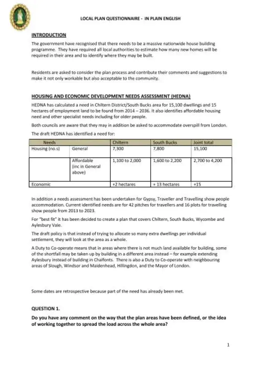 Local Environment Agency Plan : 当地环境署计划