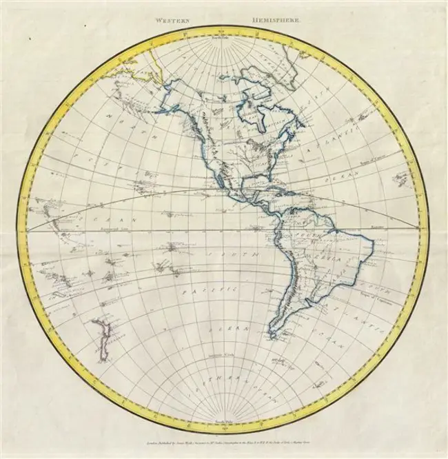 Western Hemisphere : 西半球