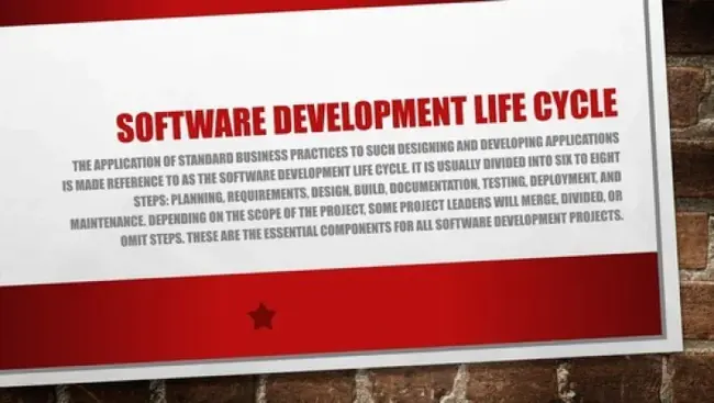 Software Development Life Cycle : 软件开发生命周期