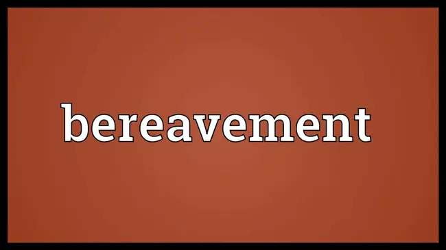 Bereavement Assistance Group : 丧亲援助小组