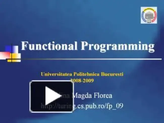 Functional Programming : 函数程序设计