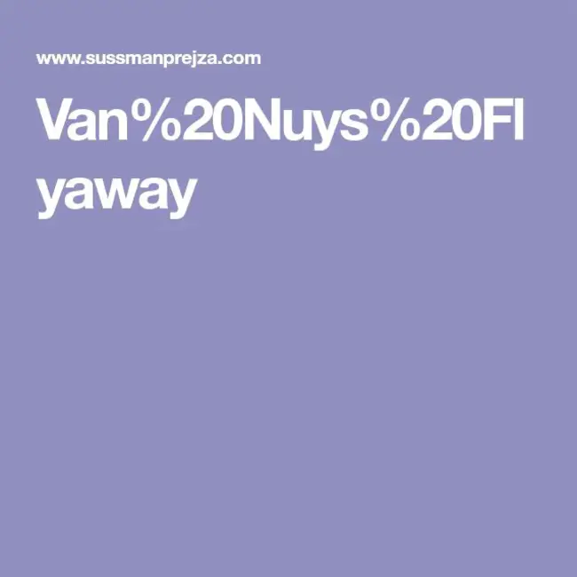 Van Nuys Airport Association : 范纽斯机场协会