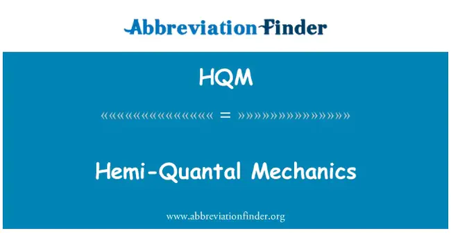 Hemi-Quantal Mechanics : 半量子力学