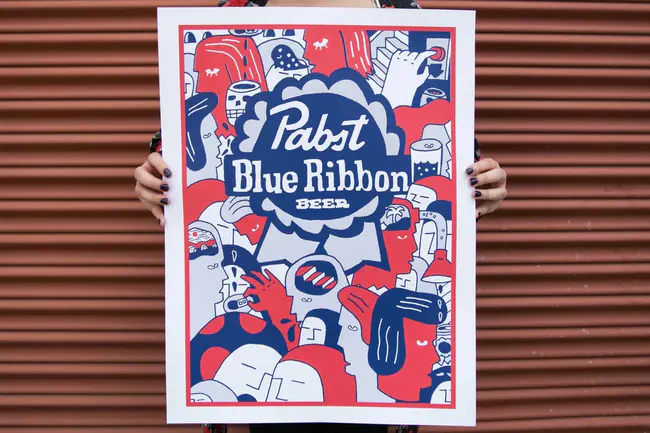 Pabst Blue Ribbon : 蓝带啤酒