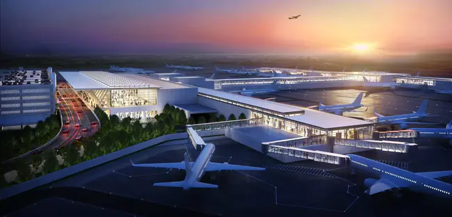 Kansas City International Airport, Kansas City, Kansas USA : 堪萨斯城国际机场, 堪萨斯城, 堪萨斯州 美国