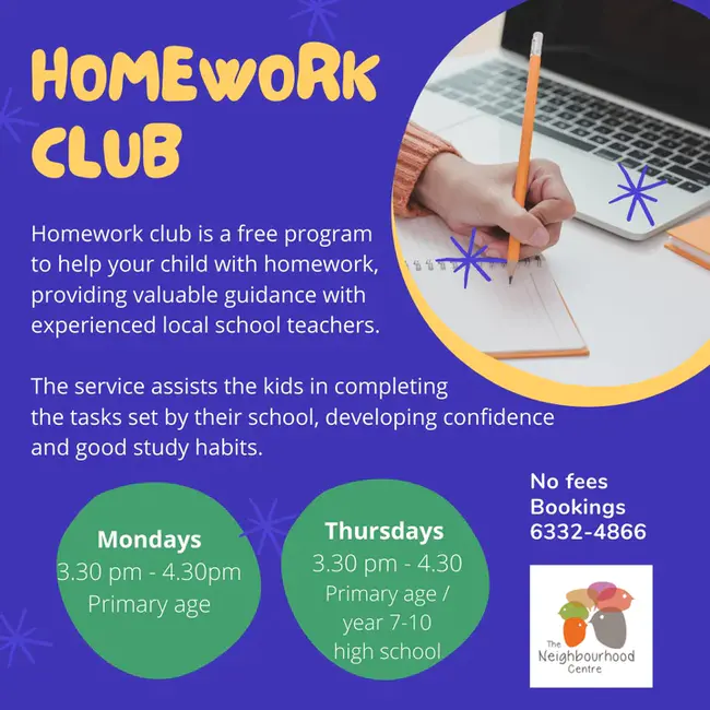 Homework Club : 家庭作业俱乐部