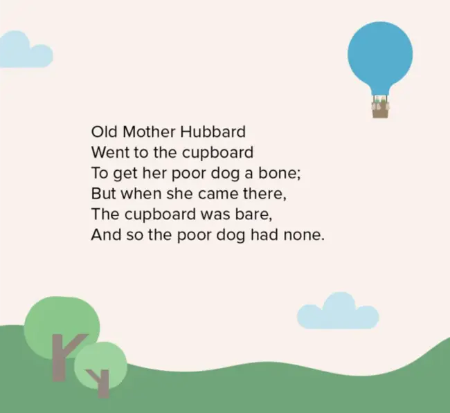 Old Mother Hubbard : 老母哈伯德