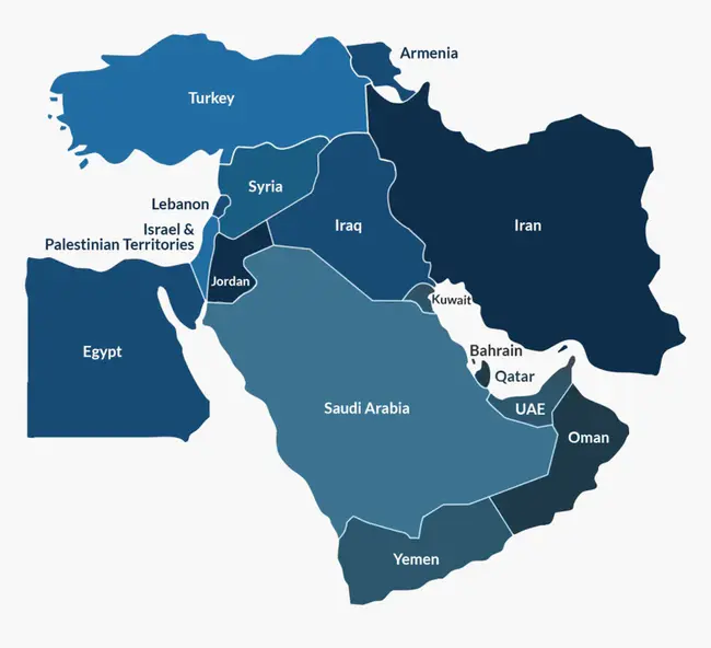 Middle East : 中东