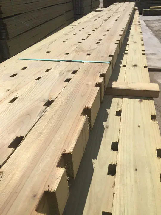 Temporary Wood Foundation : 临时木基