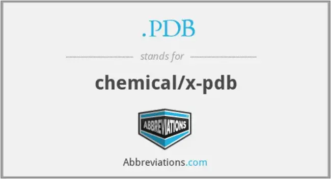 chemical/x-pdb : 化学/x-pdb