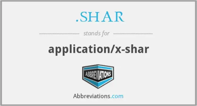 application/x-shar : 应用程序/x-shar