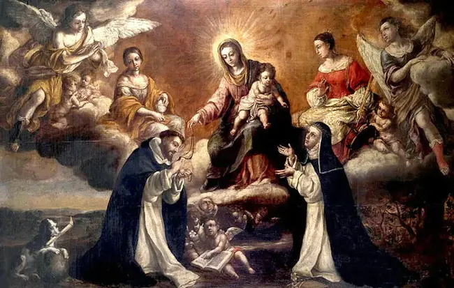 Queen of the Holy Rosary : 圣玫瑰女王